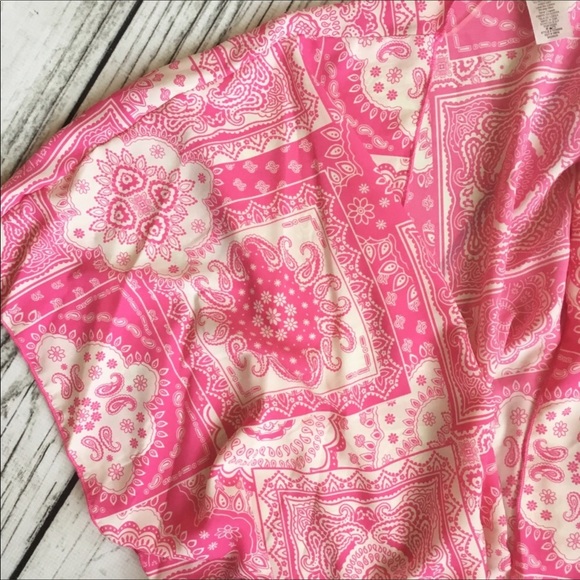 Miley & Molly Pink Printed kimono - Picture 4 of 4